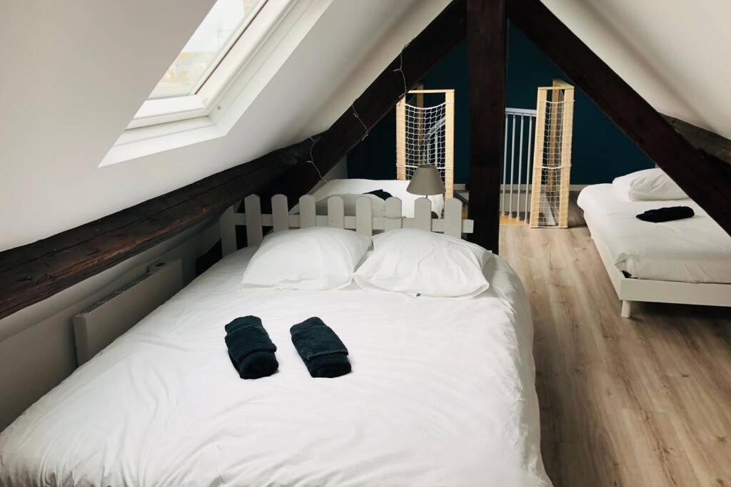 LA HOUPPA, rénové, Trouville-sur-Mer, quartier Bonsecours Esterno foto