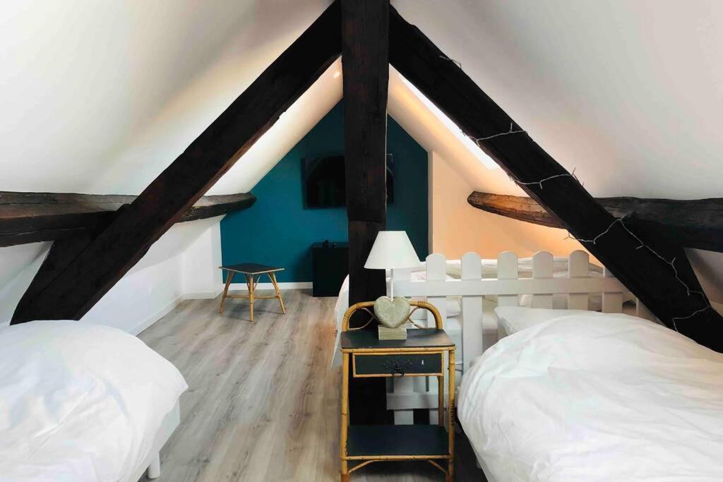LA HOUPPA, rénové, Trouville-sur-Mer, quartier Bonsecours Esterno foto